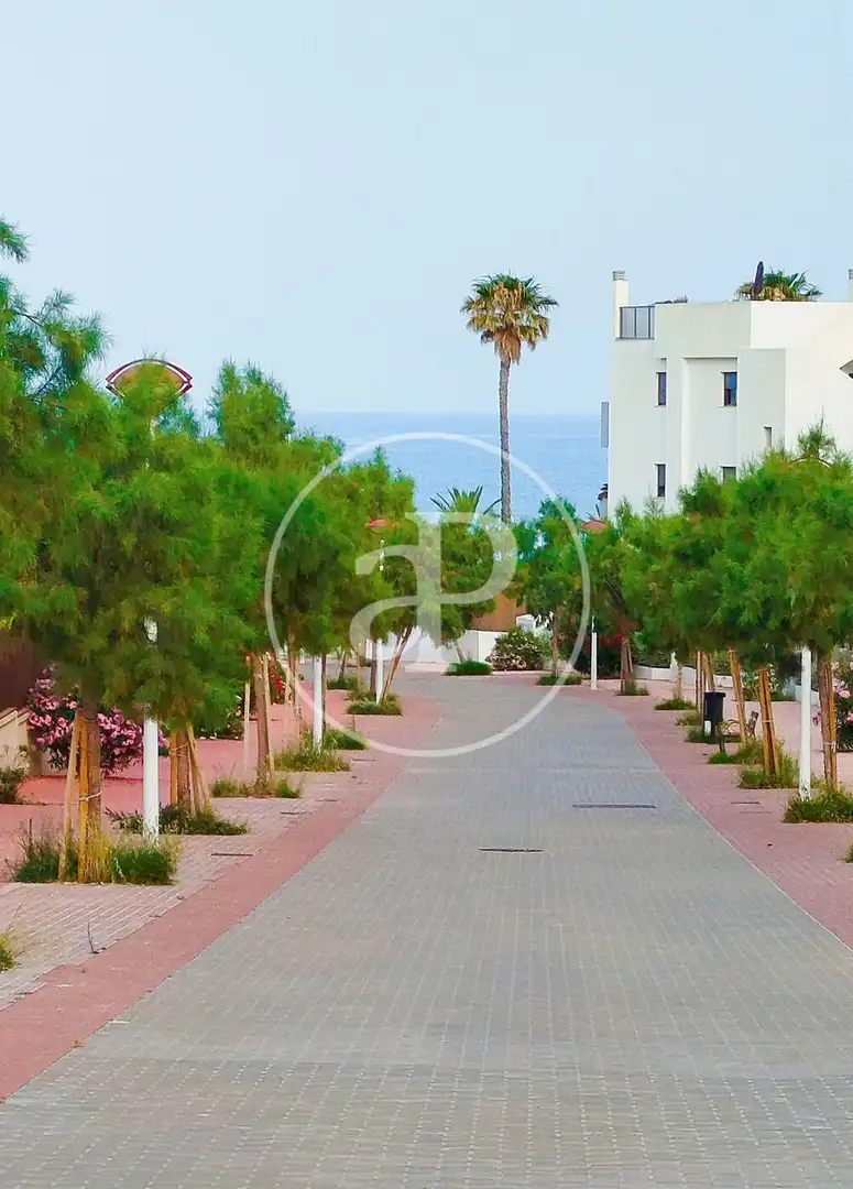 Vista exterior de Pis en venda en Elche / Elx amb Aire condicionat, Calefacció i Jardí privat