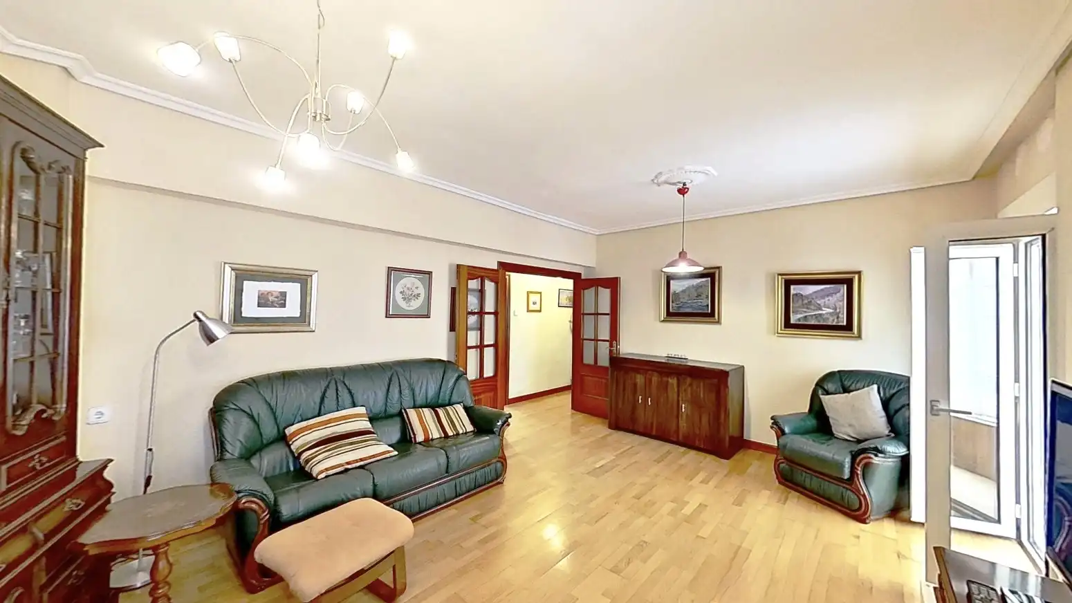 Living room of Flat for sale in Torrelavega   with Heating, Parquet flooring and Storage room