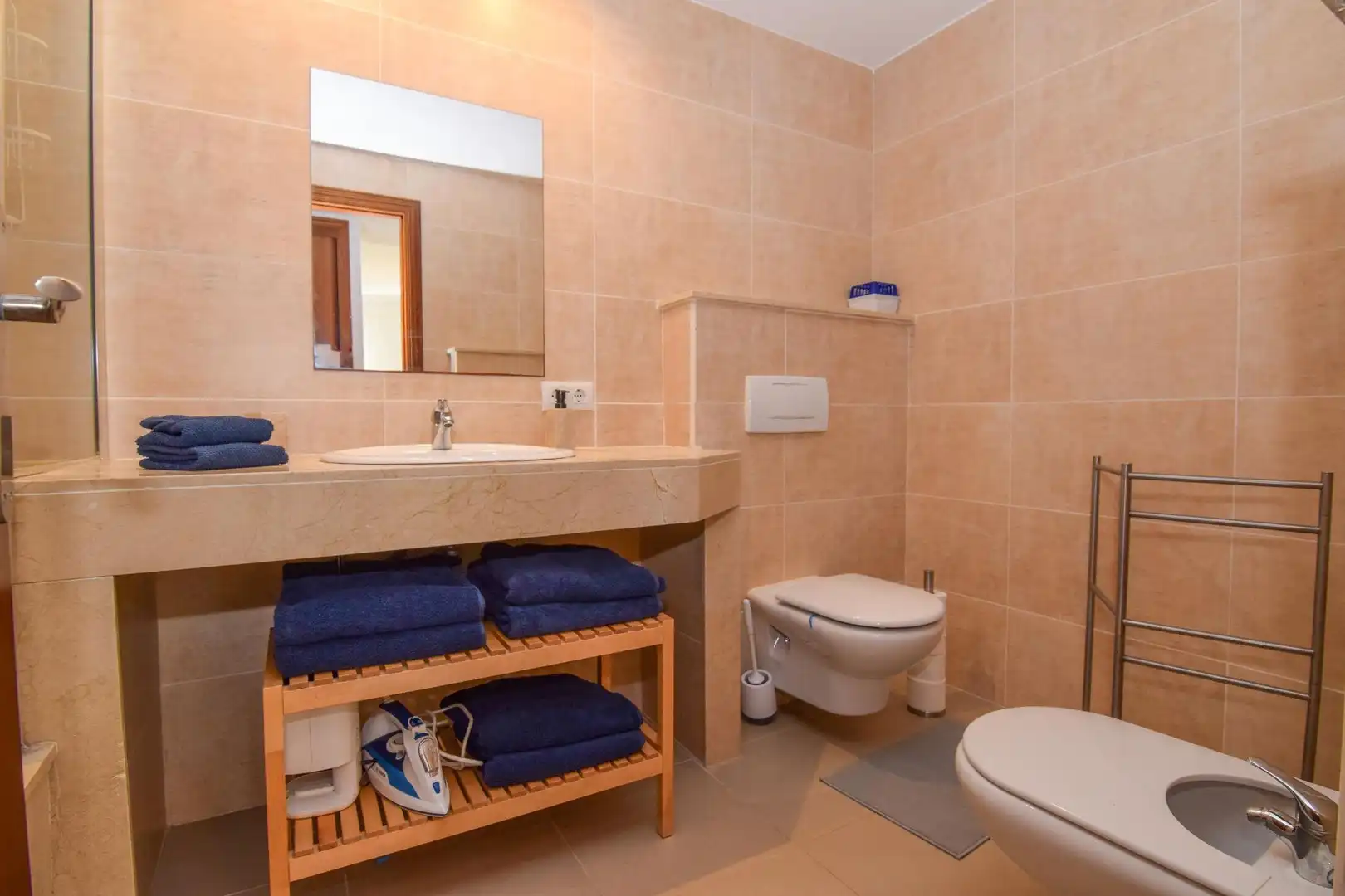 Bathroom of Flat for rent in Artà  with Air Conditioner, Storage room and Furnished