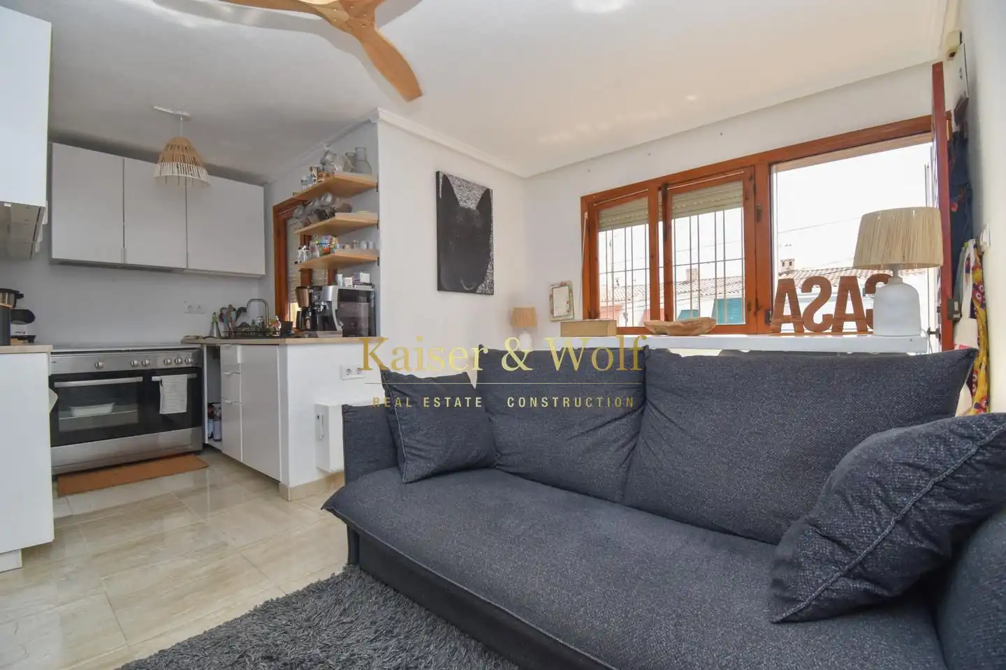 Cocina de Piso en venta en Santa Pola con Aire acondicionado, Jardín privado y Terraza