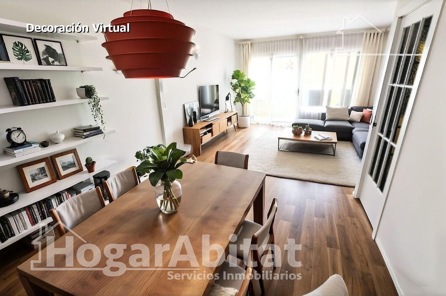 Living room of Flat for sale in  Valencia Capital  with Balcony