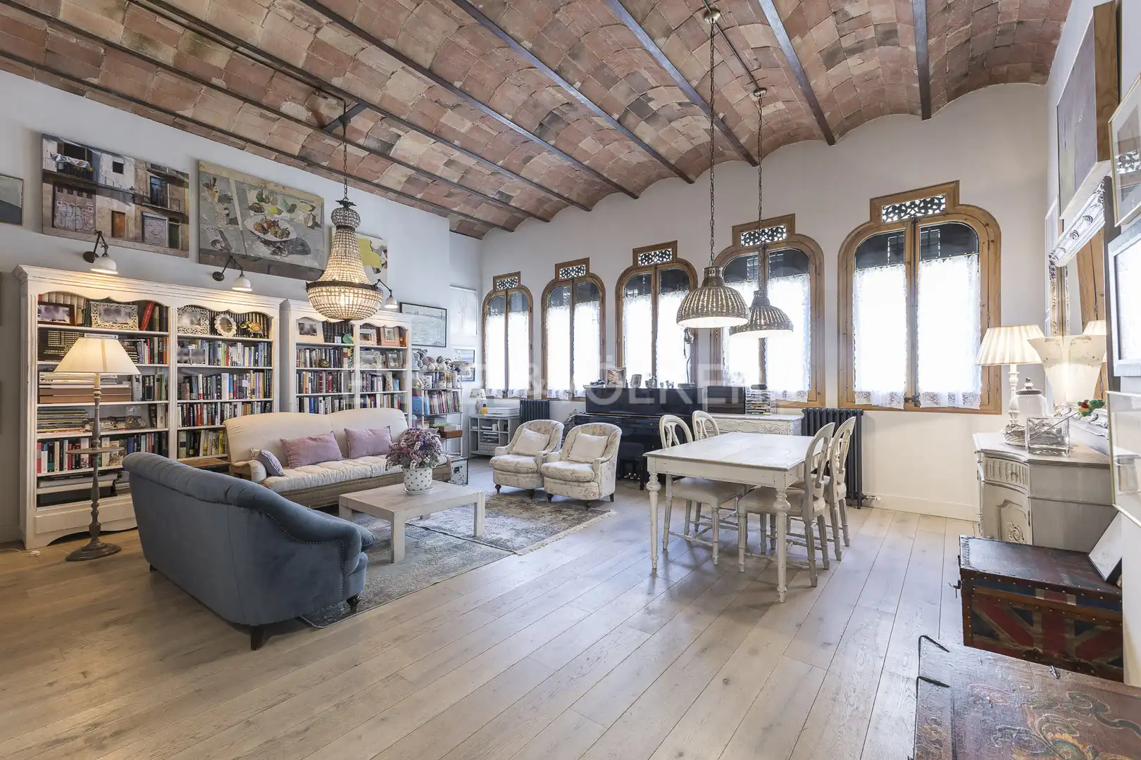 Sala d'estar de Oficina en venda en  Barcelona Capital