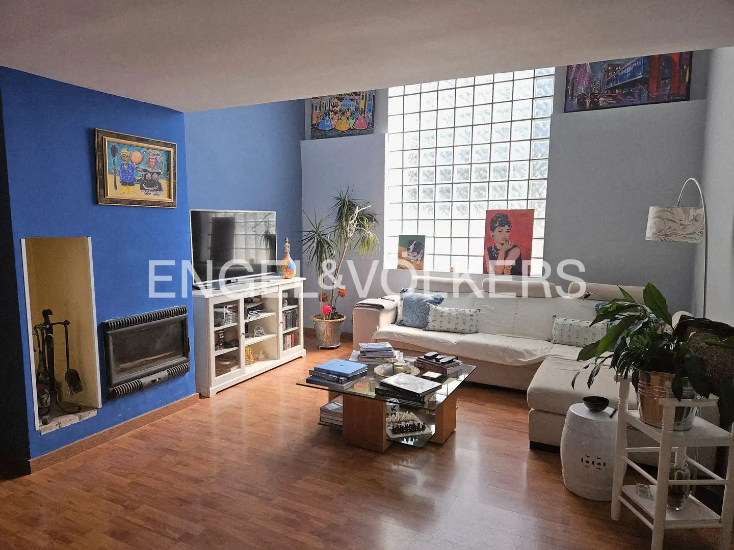 Living room of Houses for sale in Alpedrete  with Heating, Private garden and Terrace