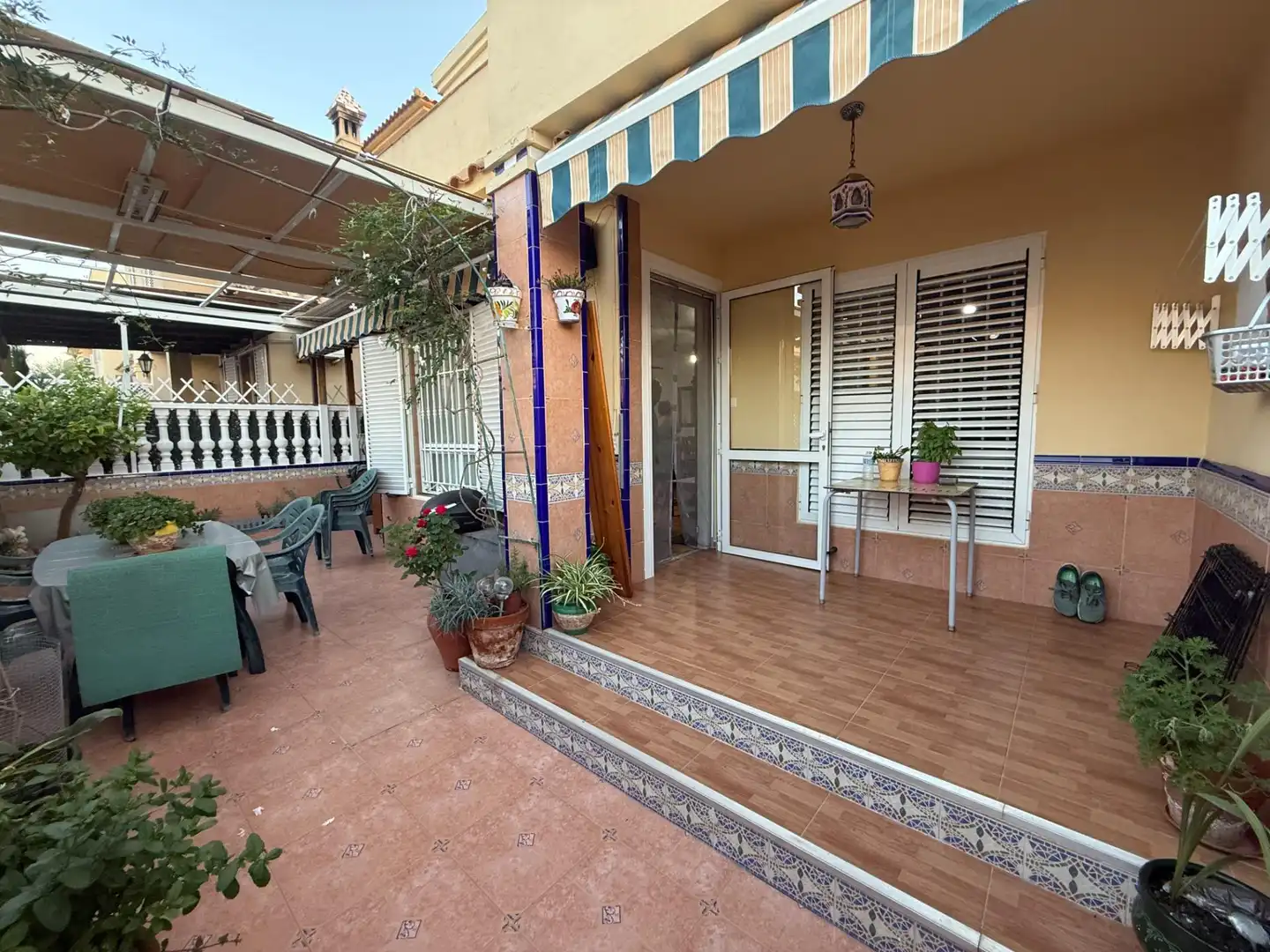 Terraza de Casa o chalet de alquiler en Santa Pola con Aire acondicionado, Amueblado y Piscina comunitaria