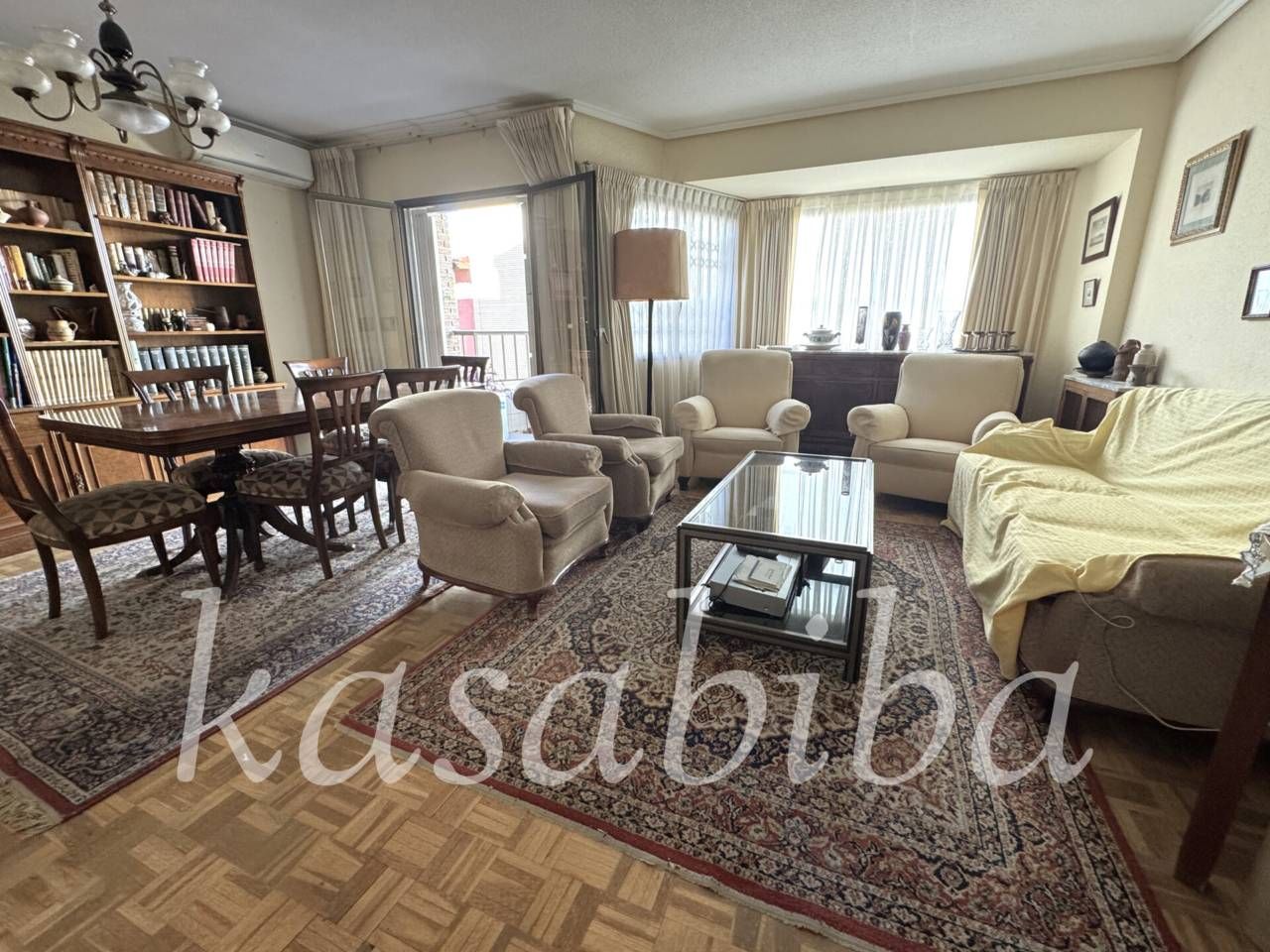 Living room of Flat for sale in  Valencia Capital  with Heating and Balcony