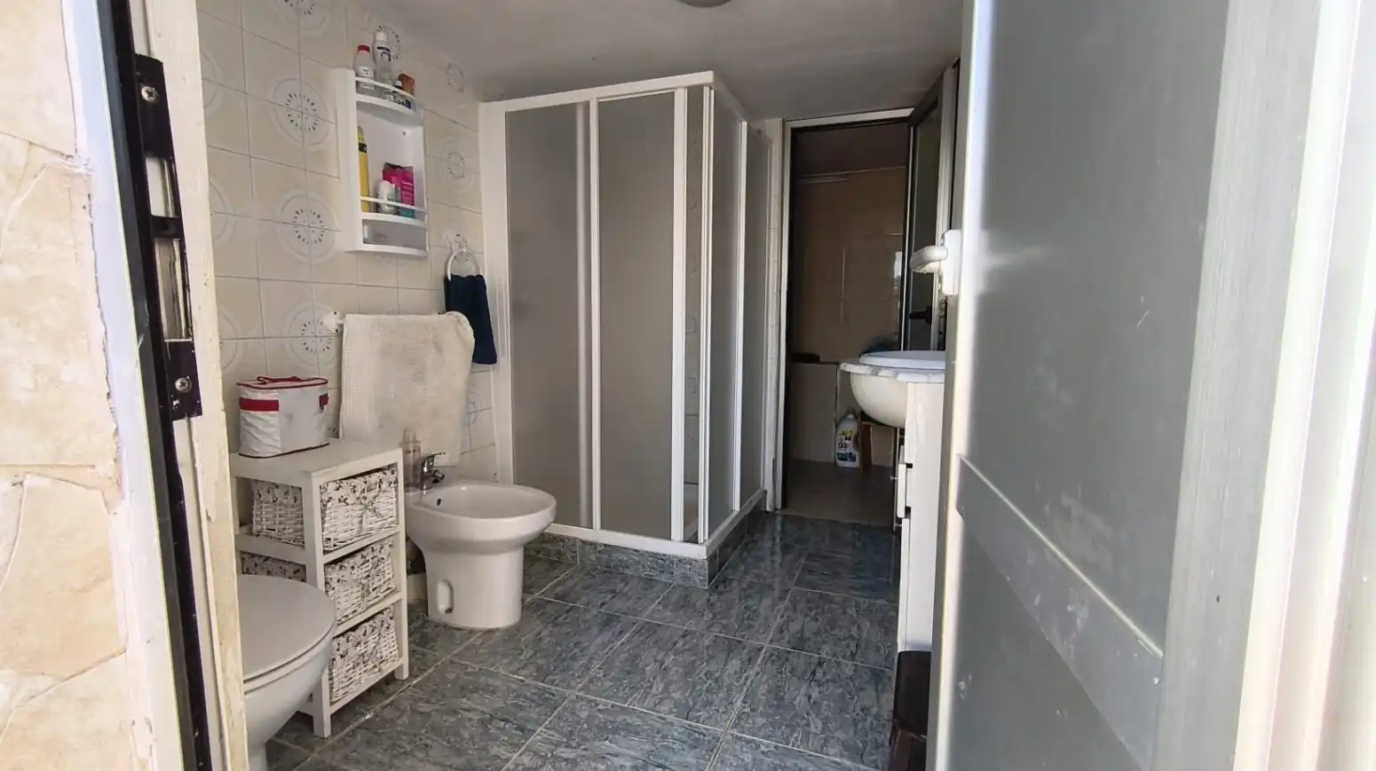 Bany de Casa adosada en venda en Grajal de Campos amb Calefacció i Moblat