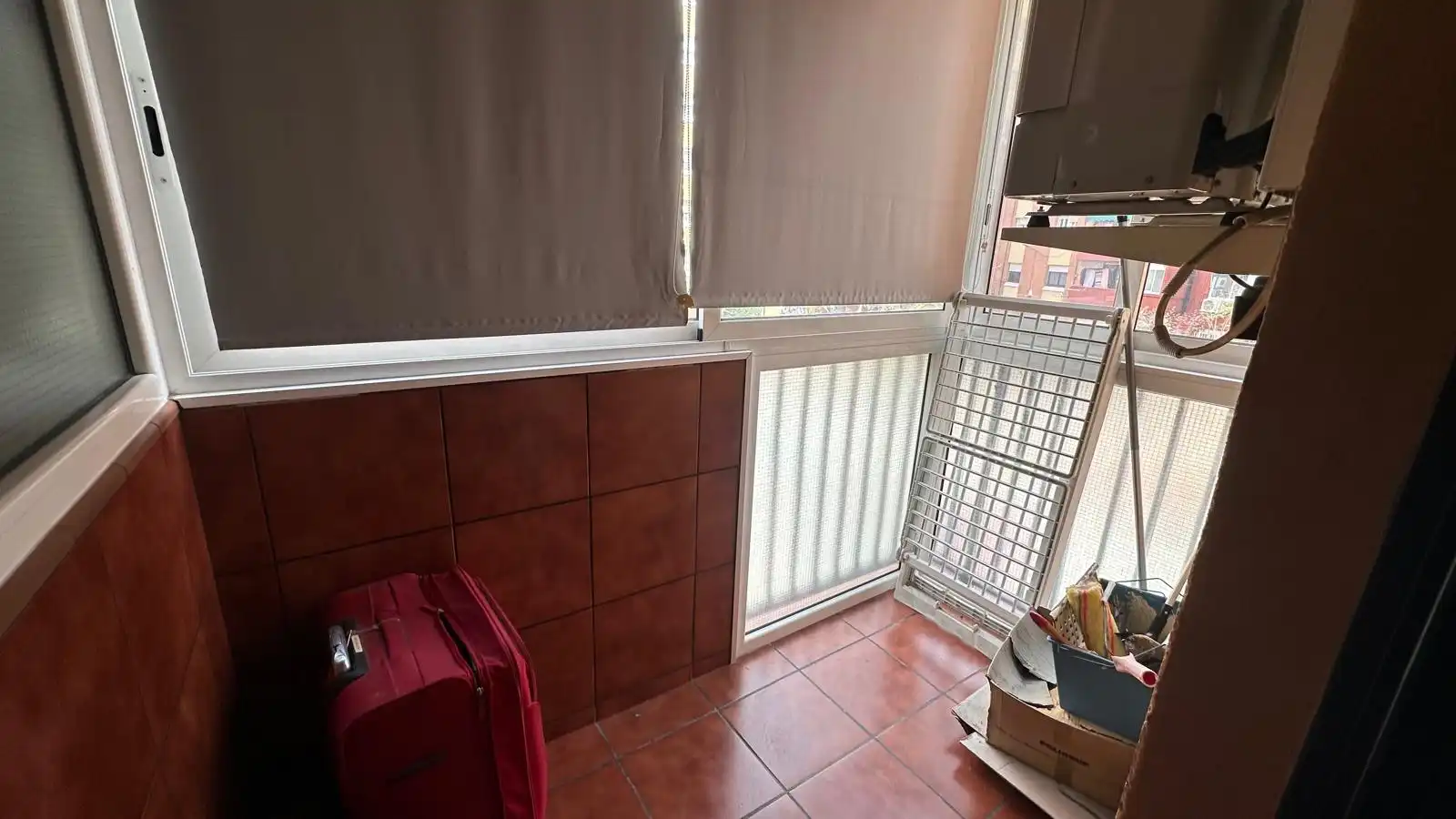 Balcony of Flat for sale in Badalona  with Air Conditioner, Heating and Parquet flooring