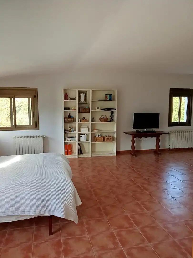 Sala d'estar de Casa o xalet en venda en Sant Llorenç d'Hortons amb Calefacció, Jardí privat i Terrassa