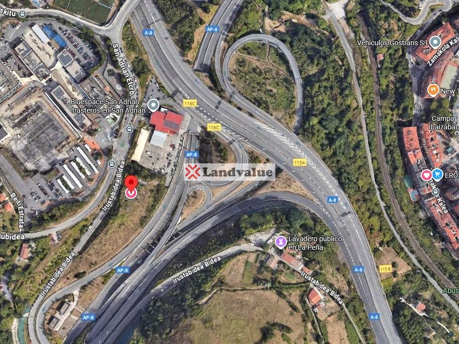 Vista exterior de Terreno industrial en venta en Bilbao 