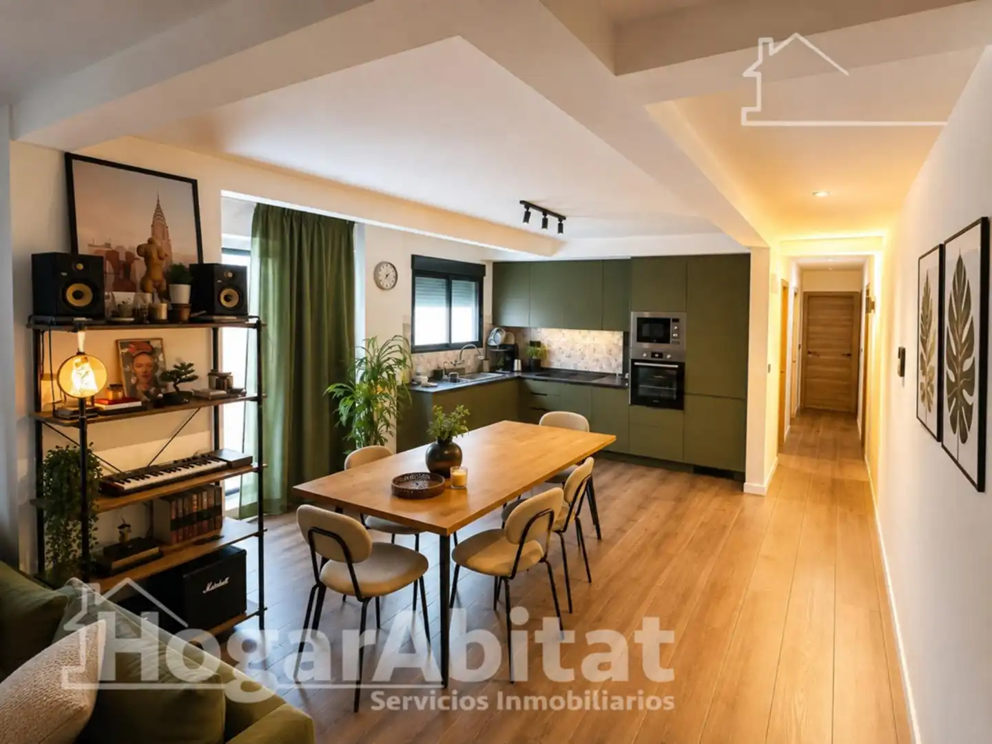 Kitchen of Flat for sale in Valencia  with Air Conditioner, Heating and Furnished