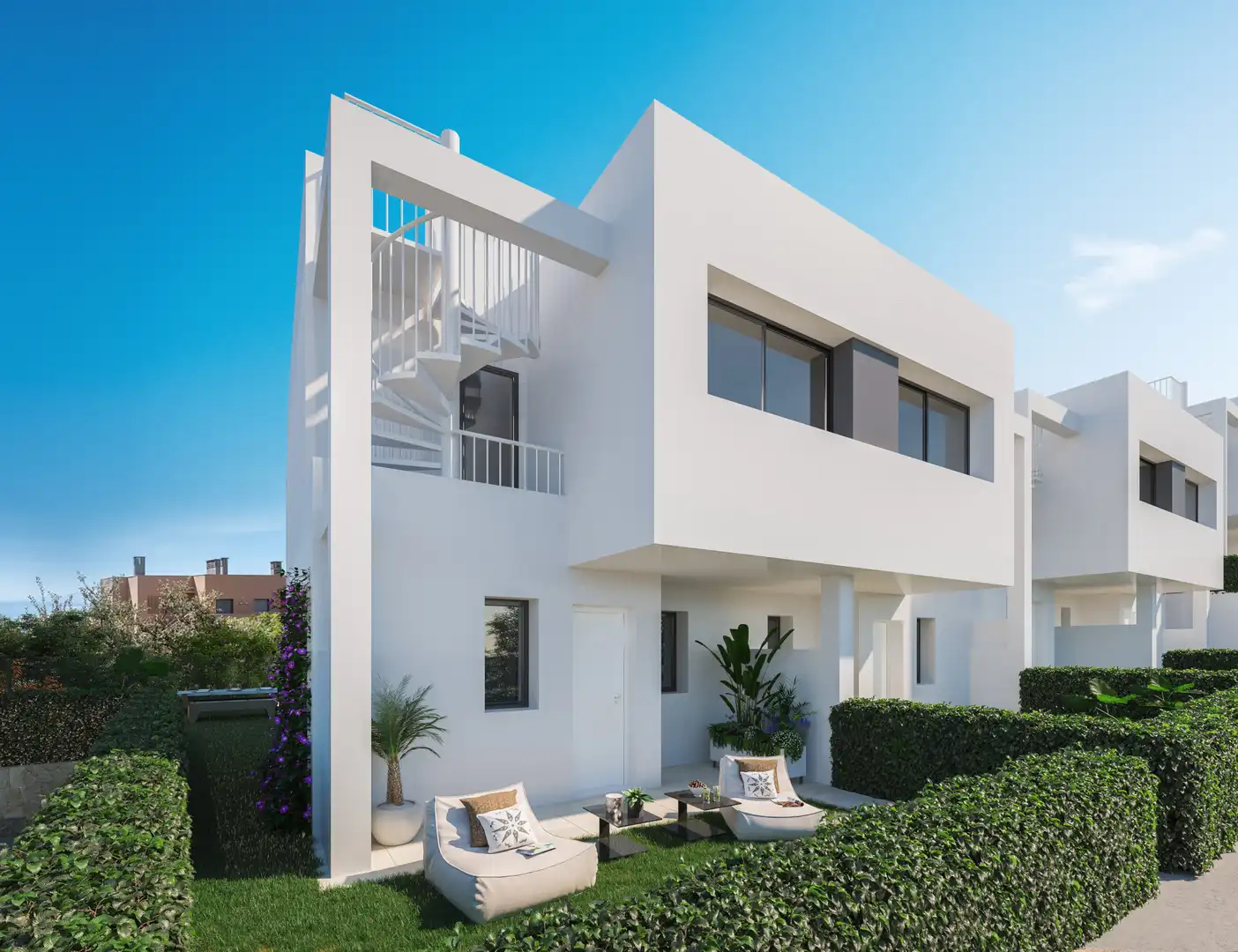 Vista exterior de Casa o chalet en venta en Marbella con Aire acondicionado, Calefacción y Jardín privado