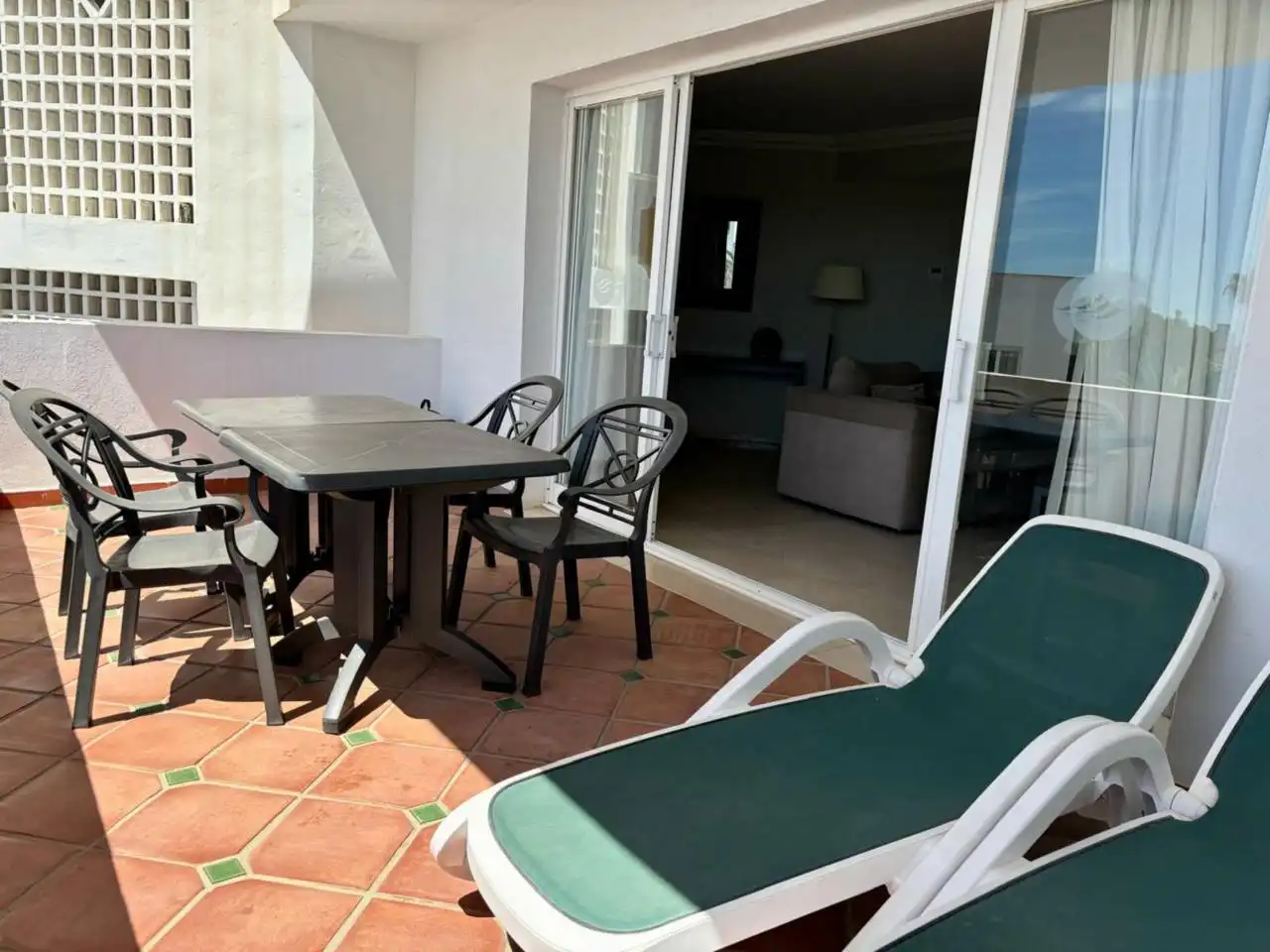 Garden of Flat for rent in Marbella  with Air Conditioner, Heating and Terrace