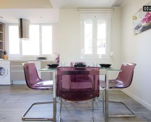 Dining room of Apartment to share in  Madrid Capital  with Air Conditioner and Terrace