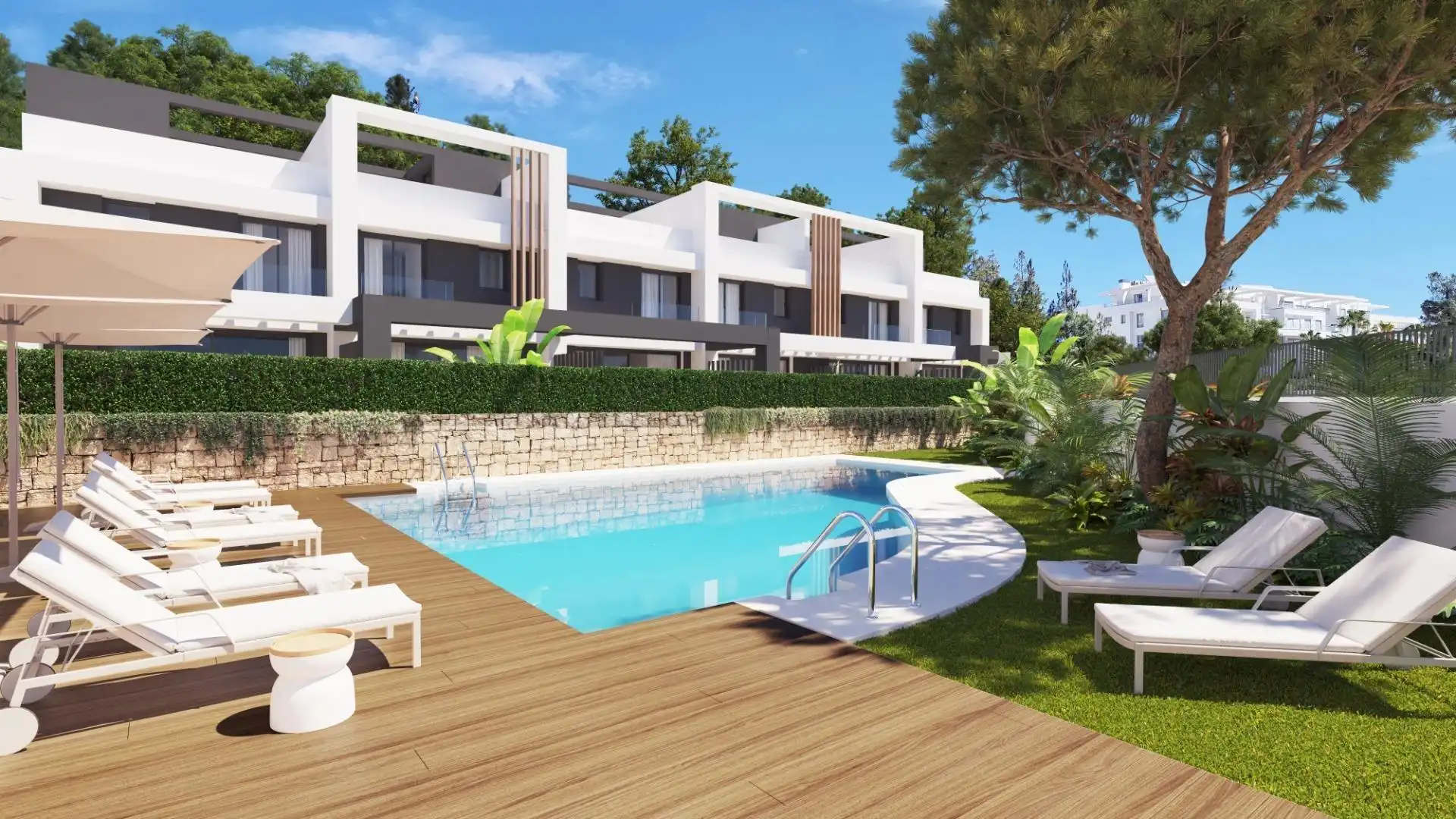 Reihenhaus mit Pool zum Verkauf in El Faro de Calaburra - Chaparral