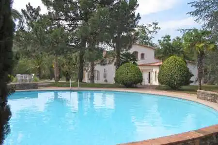 Piscina de Finca rústica en venda en Riudarenes amb Aire condicionat, Calefacció i Jardí privat