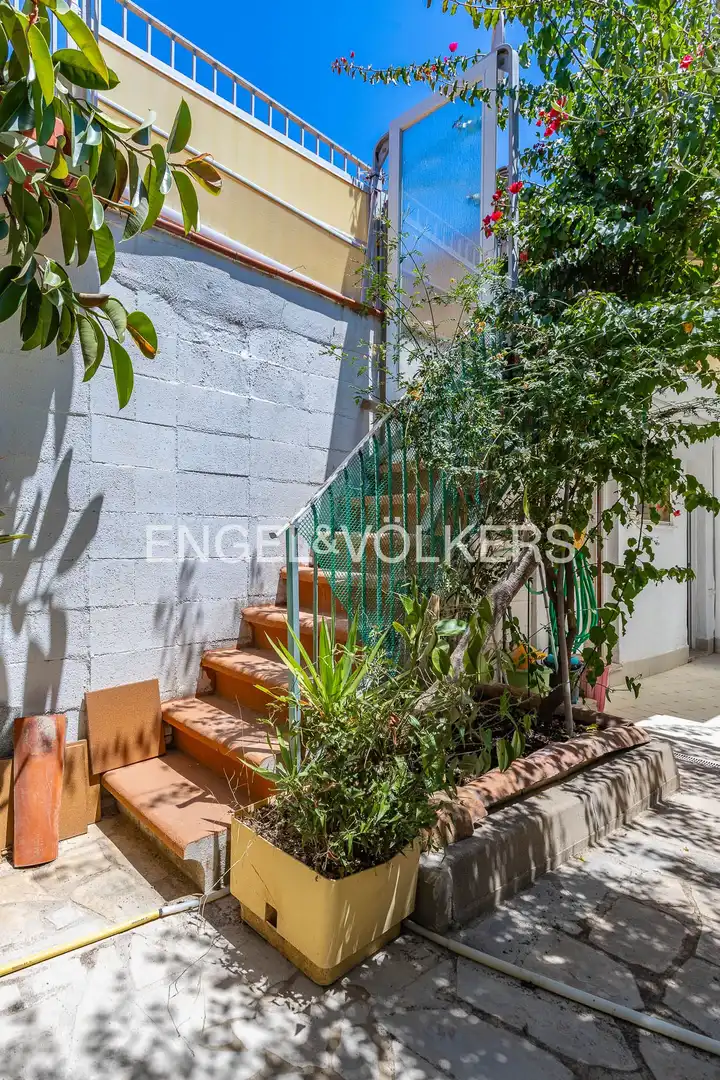 Terraza de Casa adosada en venta en Terrassa con Calefacción, Jardín privado y Terraza