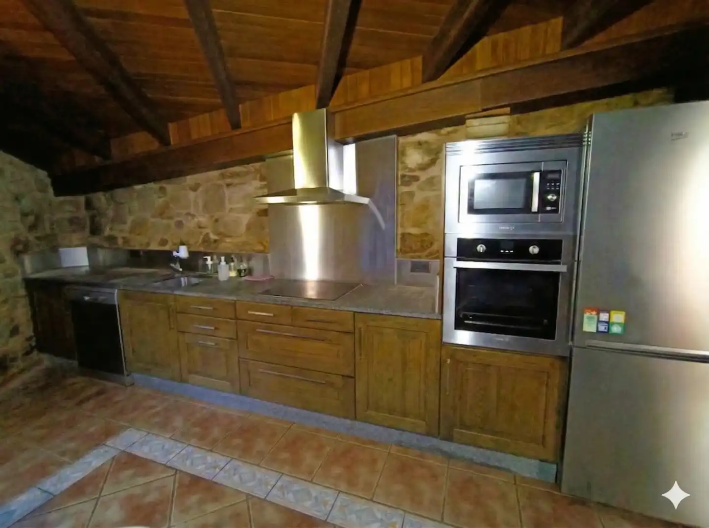 Cocina de Casa o chalet en venta en Noia con Calefacción, Jardín privado y Terraza