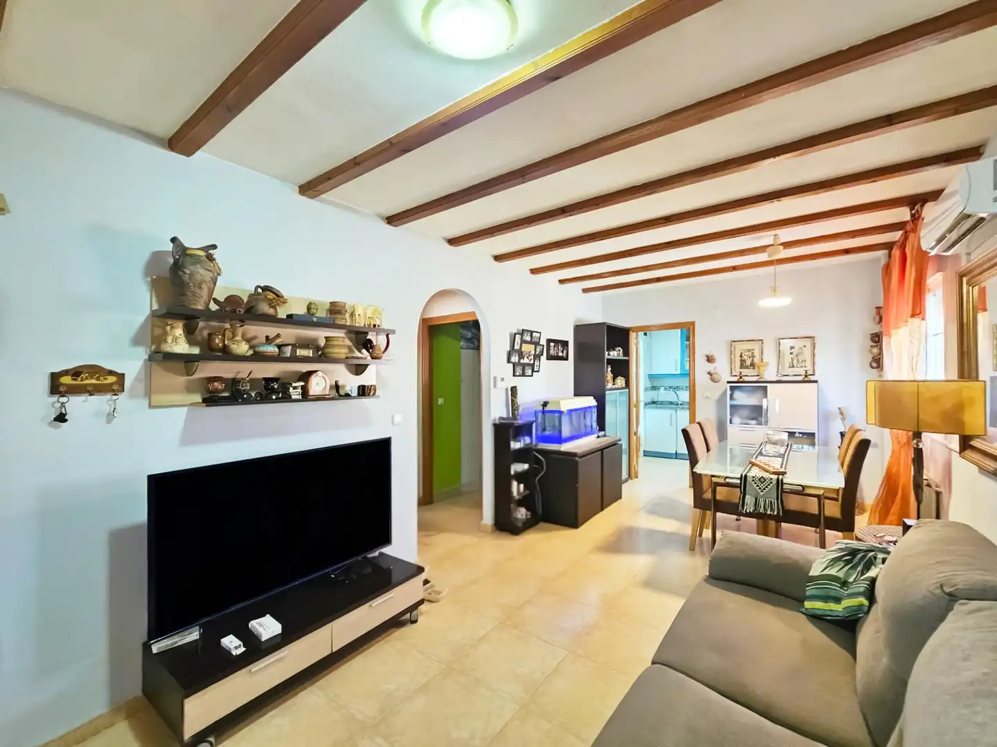 Sala d'estar de Àtic en venda en Santa Pola amb Aire condicionat, Calefacció i Terrassa