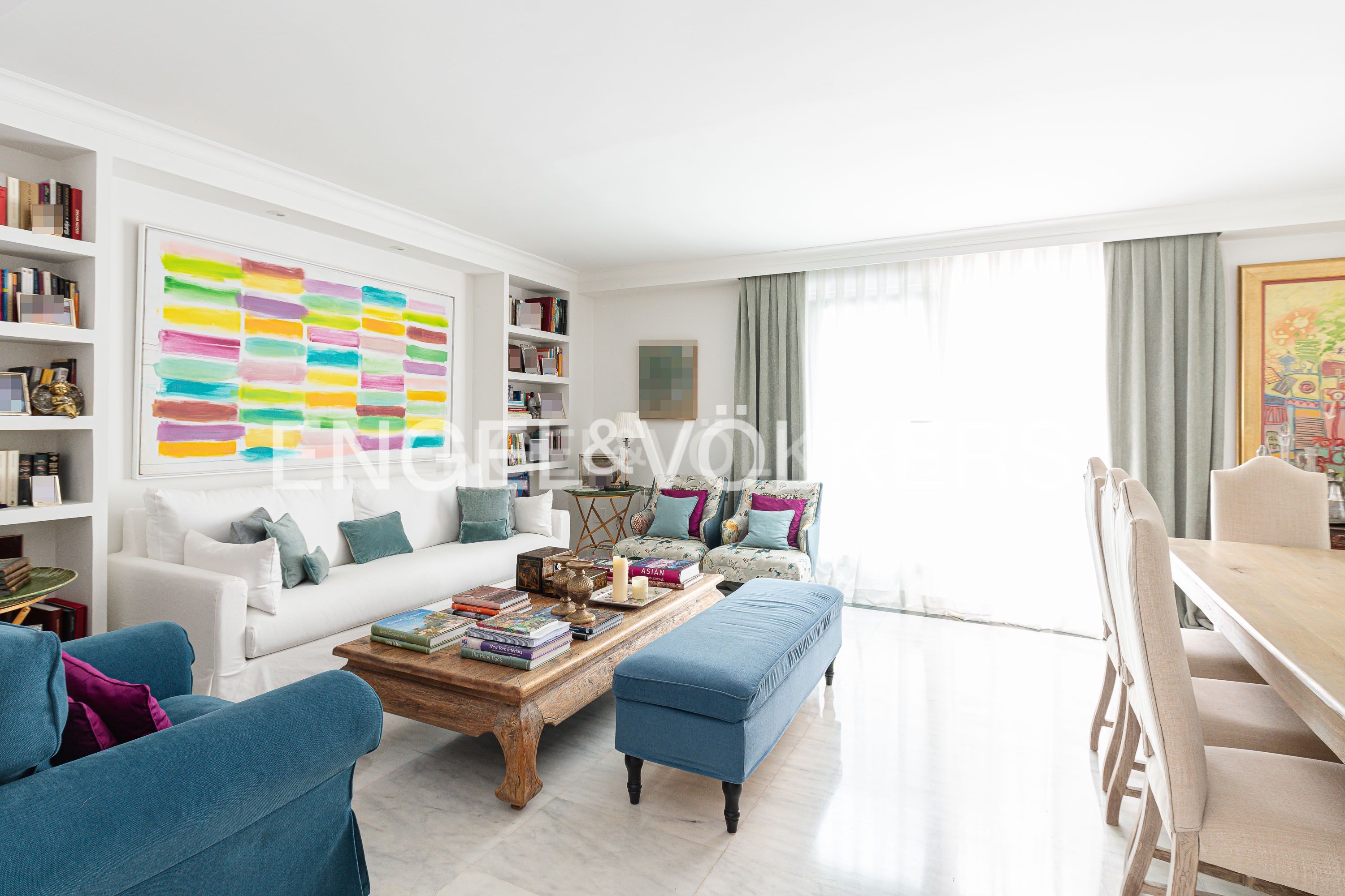 Living room of Single-family semi-detached for sale in  Madrid Capital  with Air Conditioner, Heating and Private garden