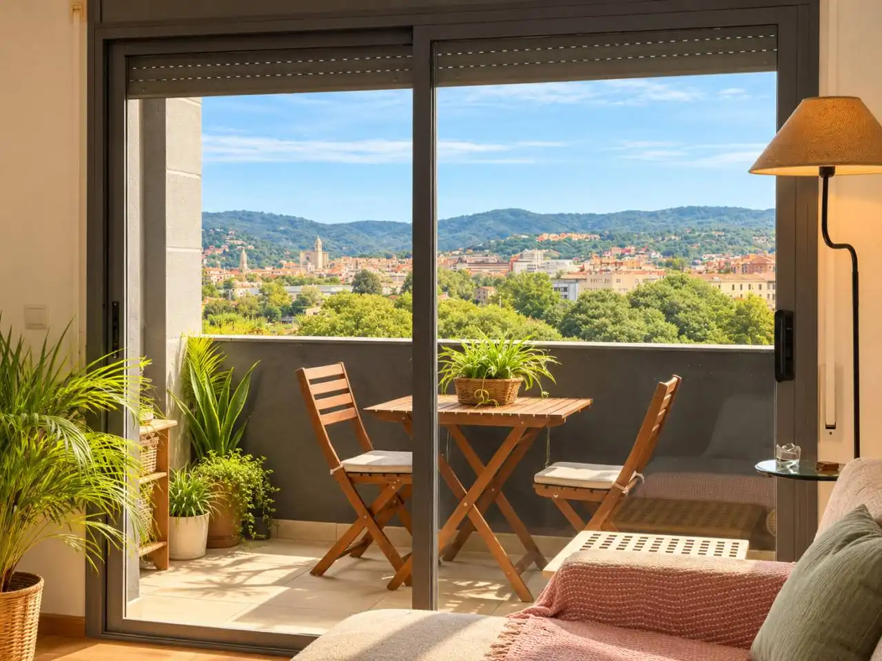 Terraza de Piso en venta en Girona con Calefacción