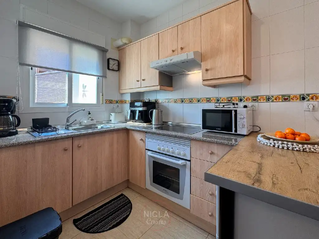 Cocina de Apartamento en venta en Cuevas del Almanzora con Aire acondicionado, Terraza y Amueblado