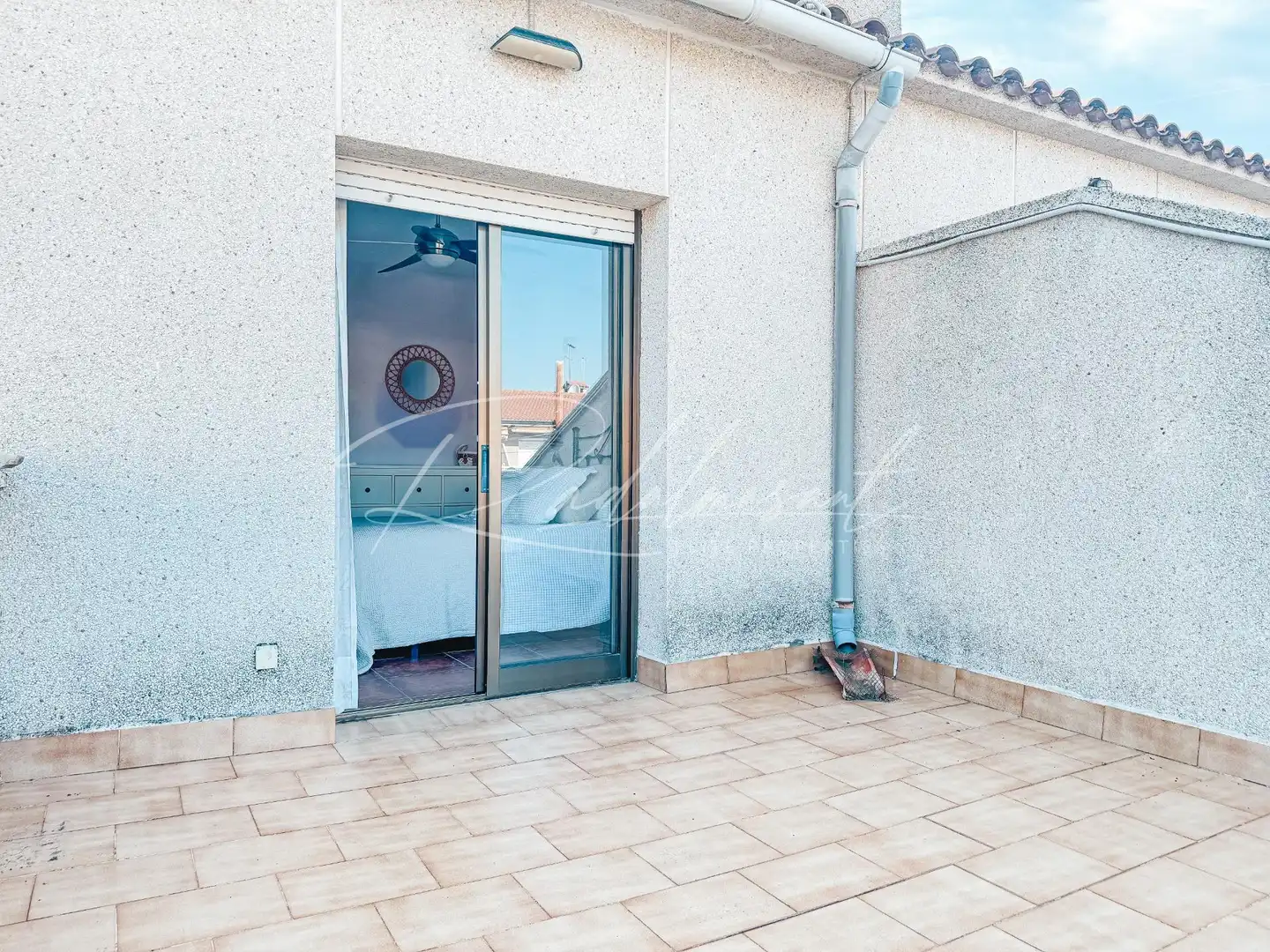 Terrasse von Einfamilien-Reihenhaus zum Verkauf in Cambrils mit Klimaanlage, Heizung und Privatgarten
