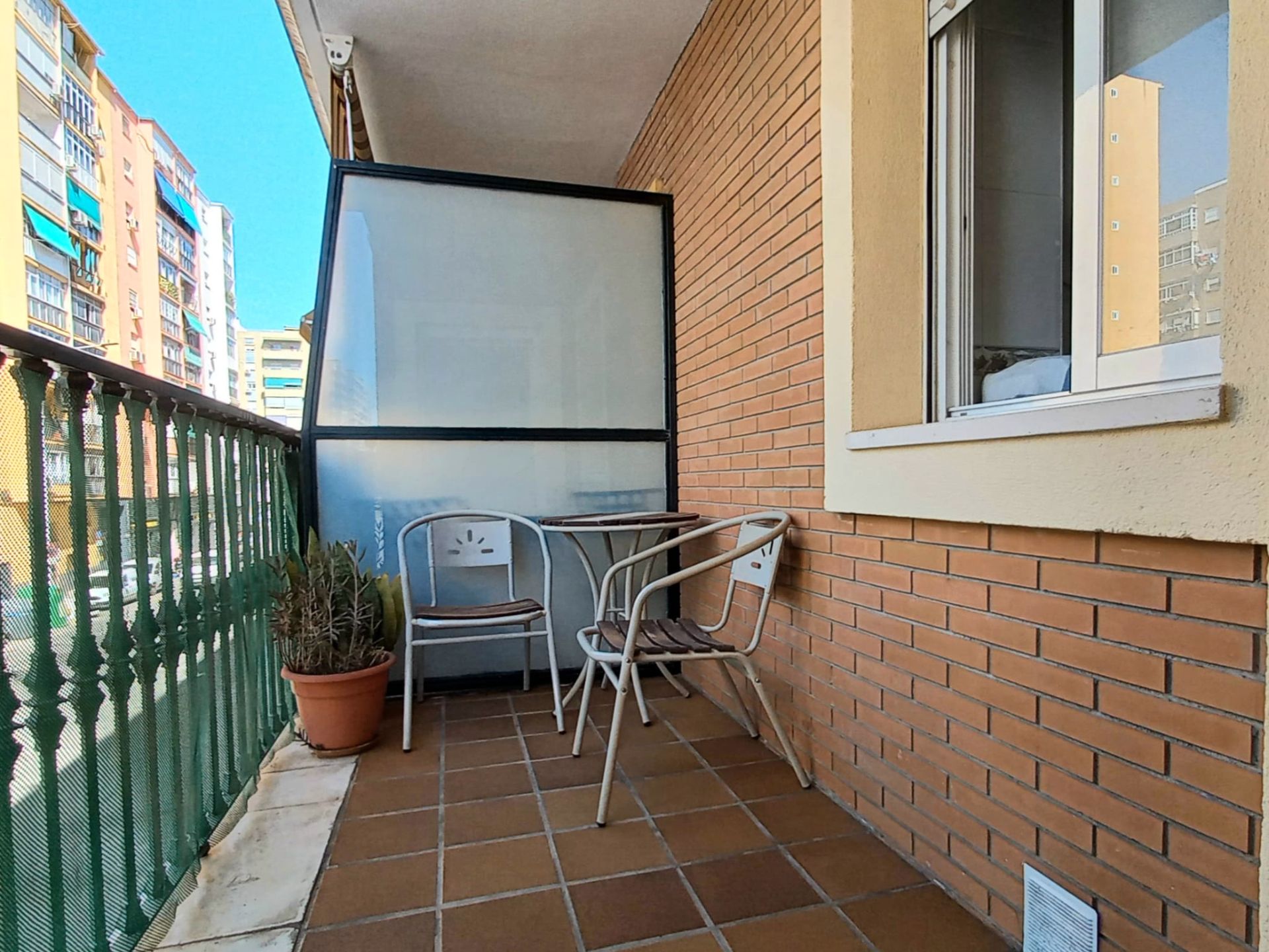 Balcony of Flat for sale in Málaga Capital  with Air Conditioner, Terrace and Furnished