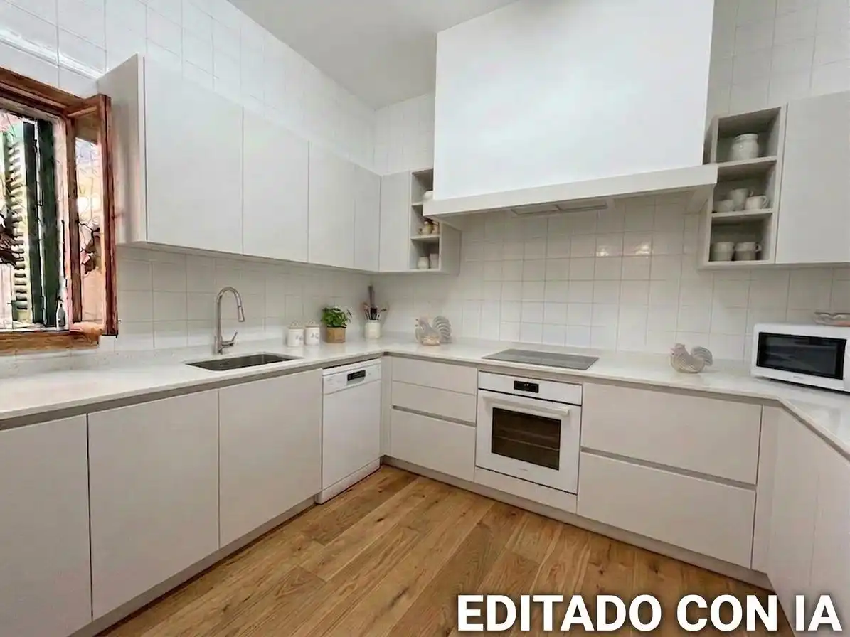 Cocina de Casa o chalet en venta en  Palma de Mallorca con Jardín privado