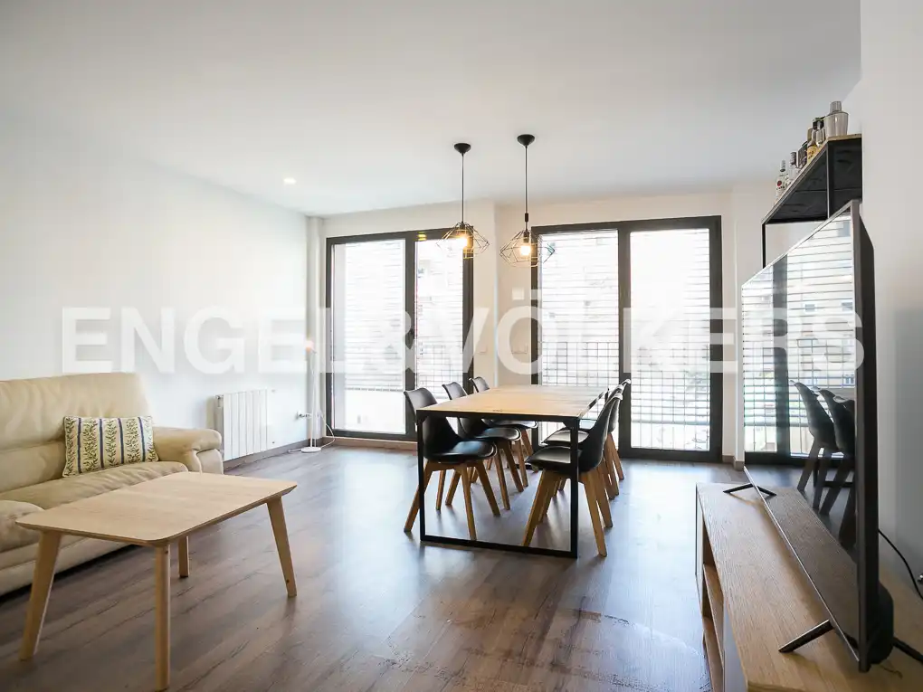 Esszimmer von Wohnung zur Miete in Valencia mit Klimaanlage, Heizung und Terrasse