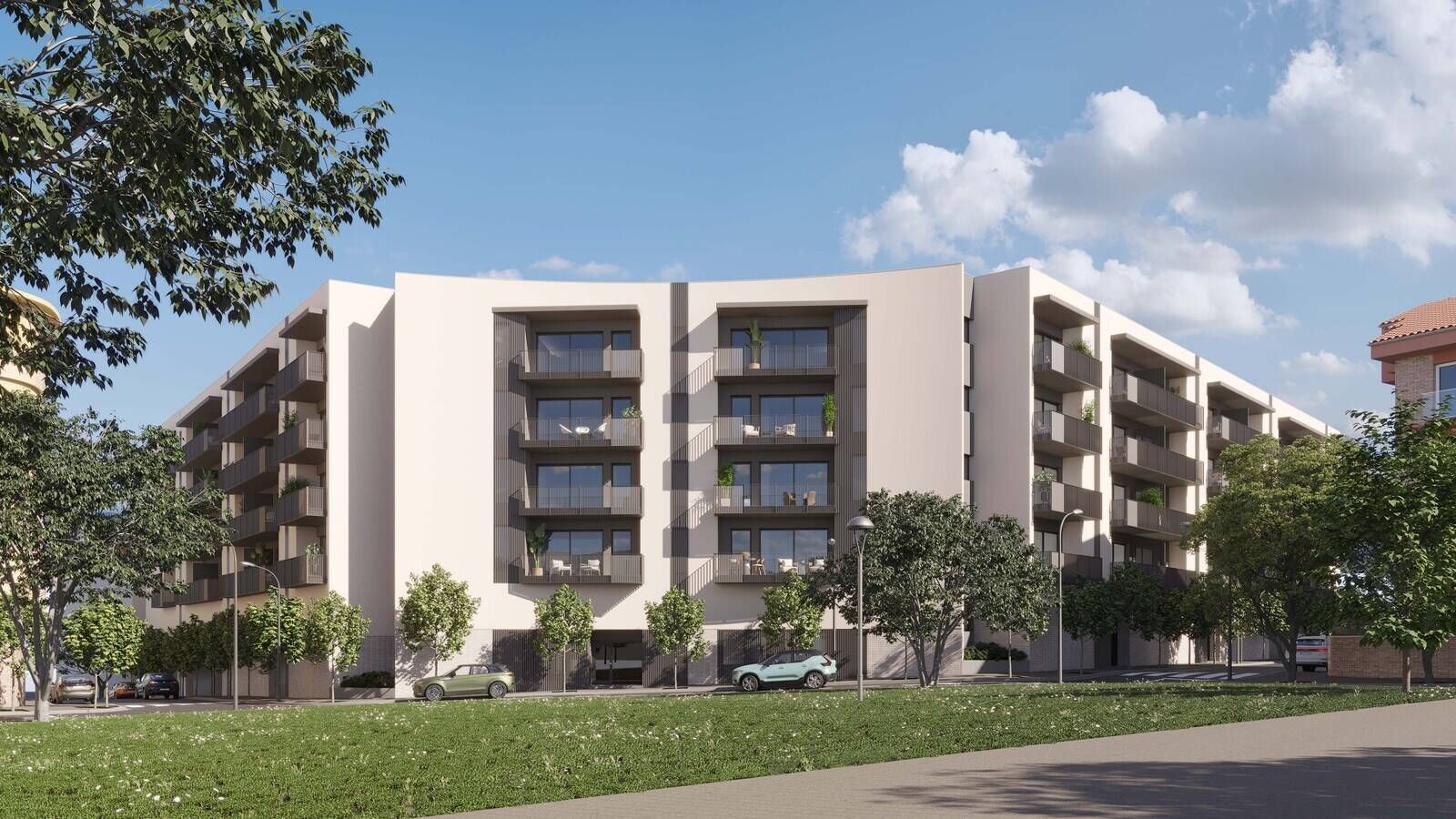 Vista exterior de Apartament en venda en Girona Capital amb Aire condicionat, Terrassa i Traster