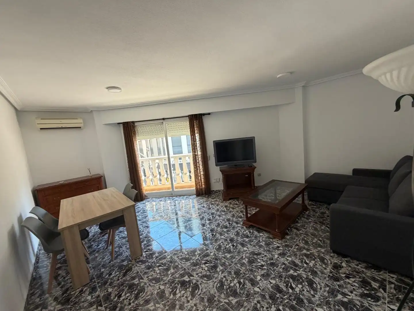Living room of Flat for rent in San Vicente del Raspeig / Sant Vicent del Raspeig  with Air Conditioner, Furnished and Oven