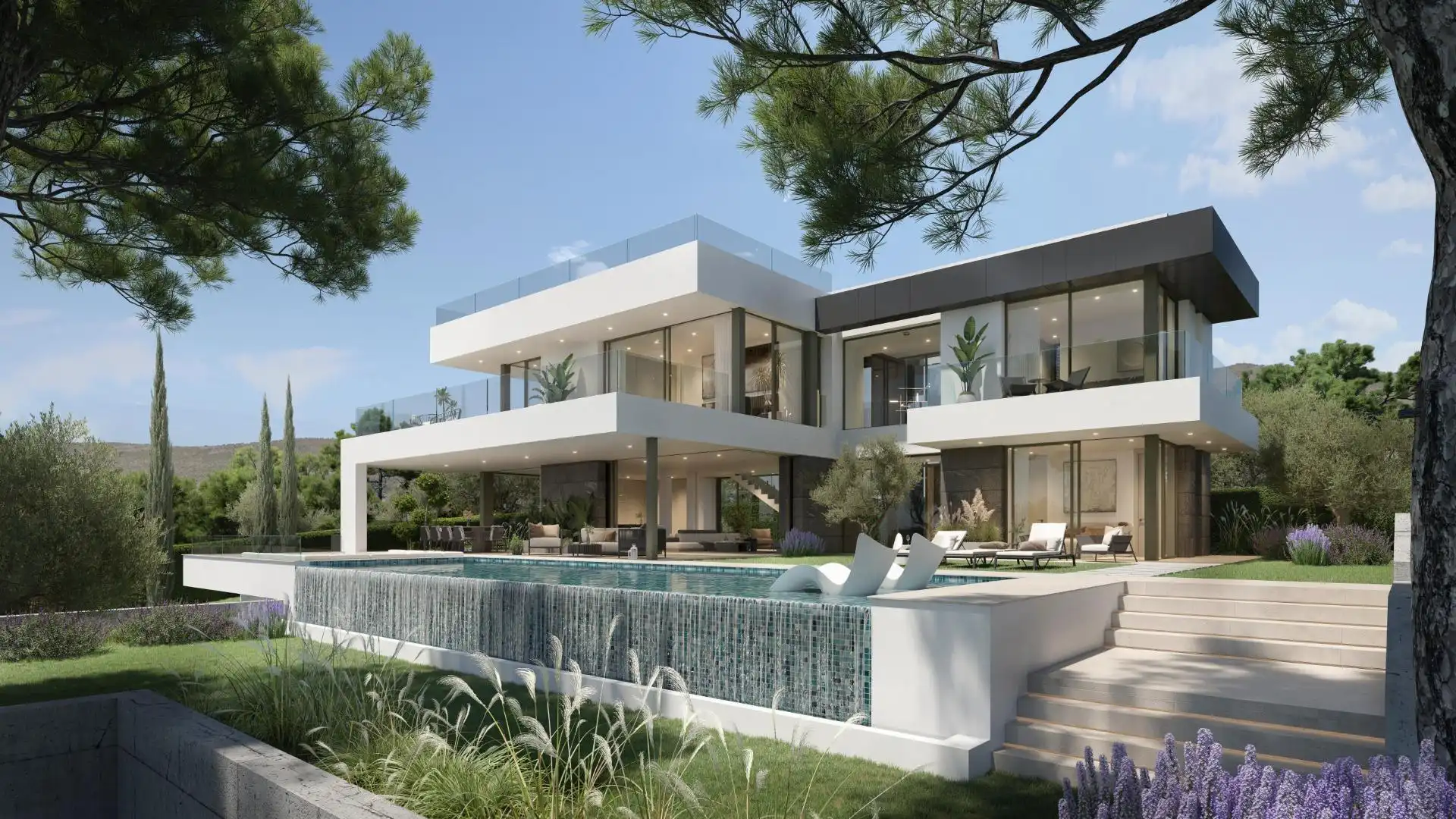 Vista exterior de Casa o xalet en venda en Marbella amb Aire condicionat, Calefacció i Jardí privat