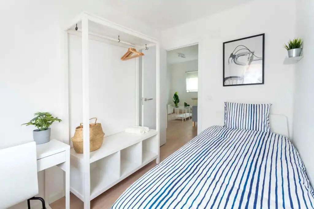 Bedroom of Flat for sale in Madrid  with Heating and Furnished