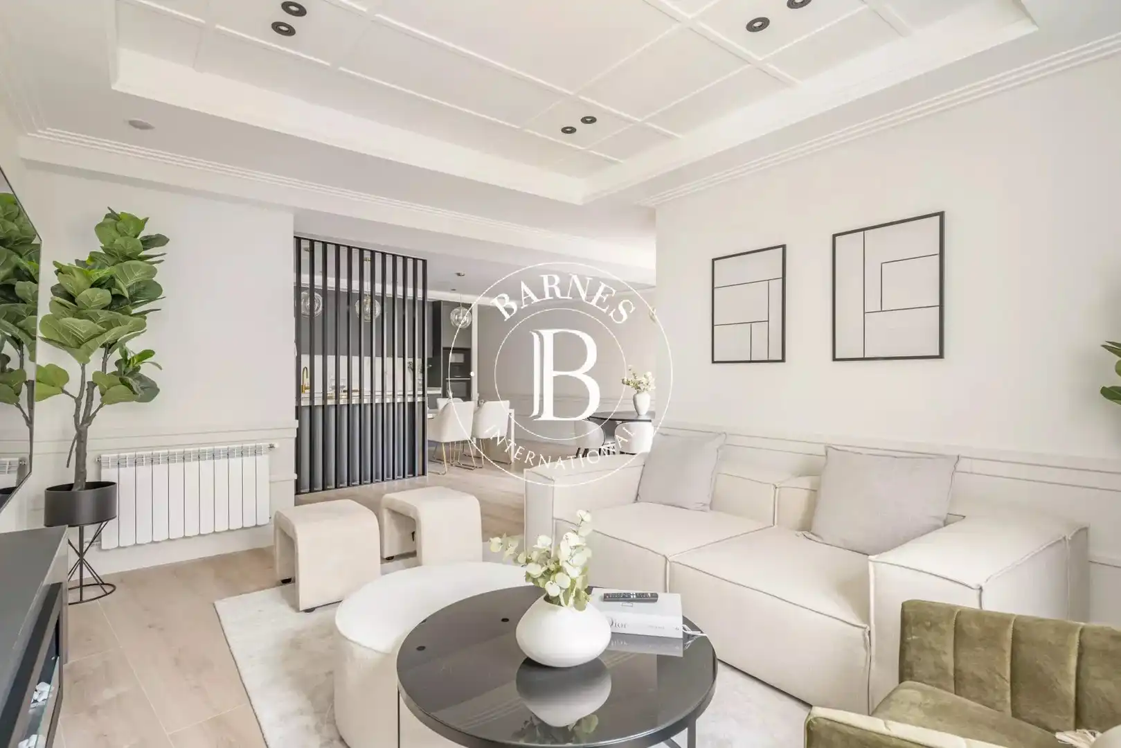 Sala de estar de Piso de alquiler en  Madrid Capital con Aire acondicionado, Calefacción y Terraza