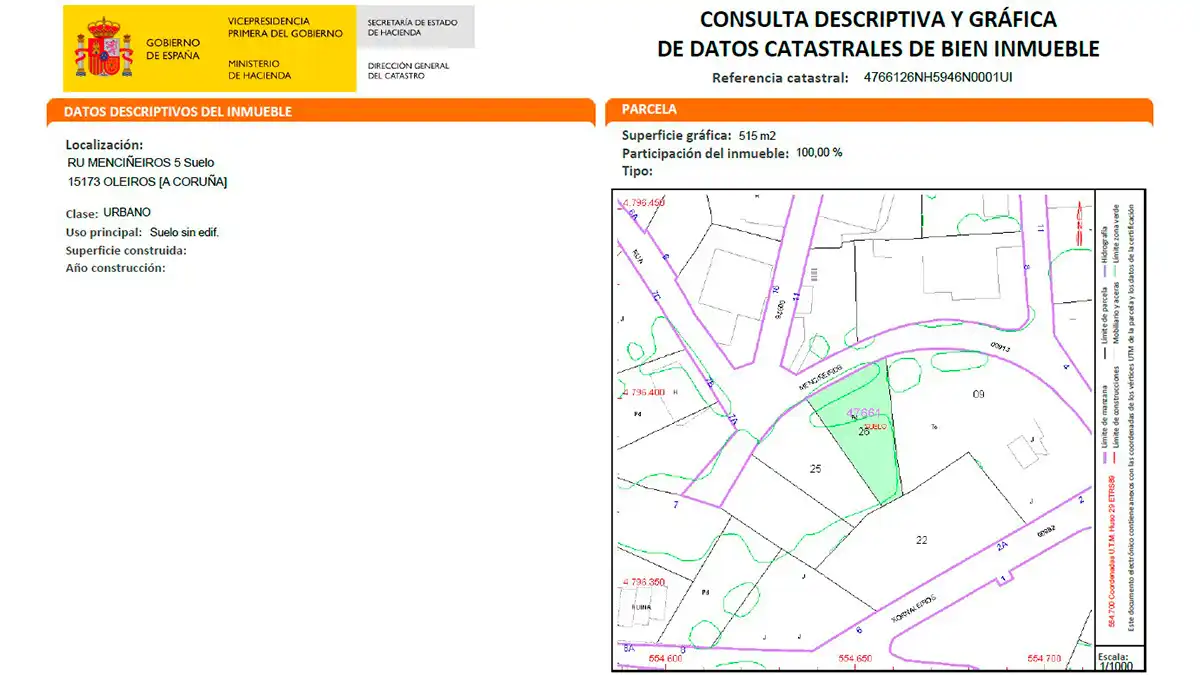 Terrenos y solares en venta en MENCIÑEIROS 5, imagen 5