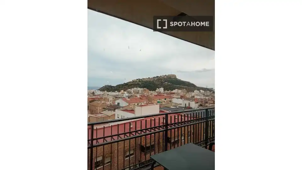 Vista exterior de Pis de lloguer en Alicante / Alacant amb Aire condicionat, Calefacció i Moblat