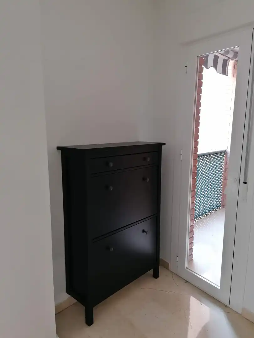 Dormitori de Apartament de lloguer en Málaga amb Aire condicionat, Calefacció i Terrassa