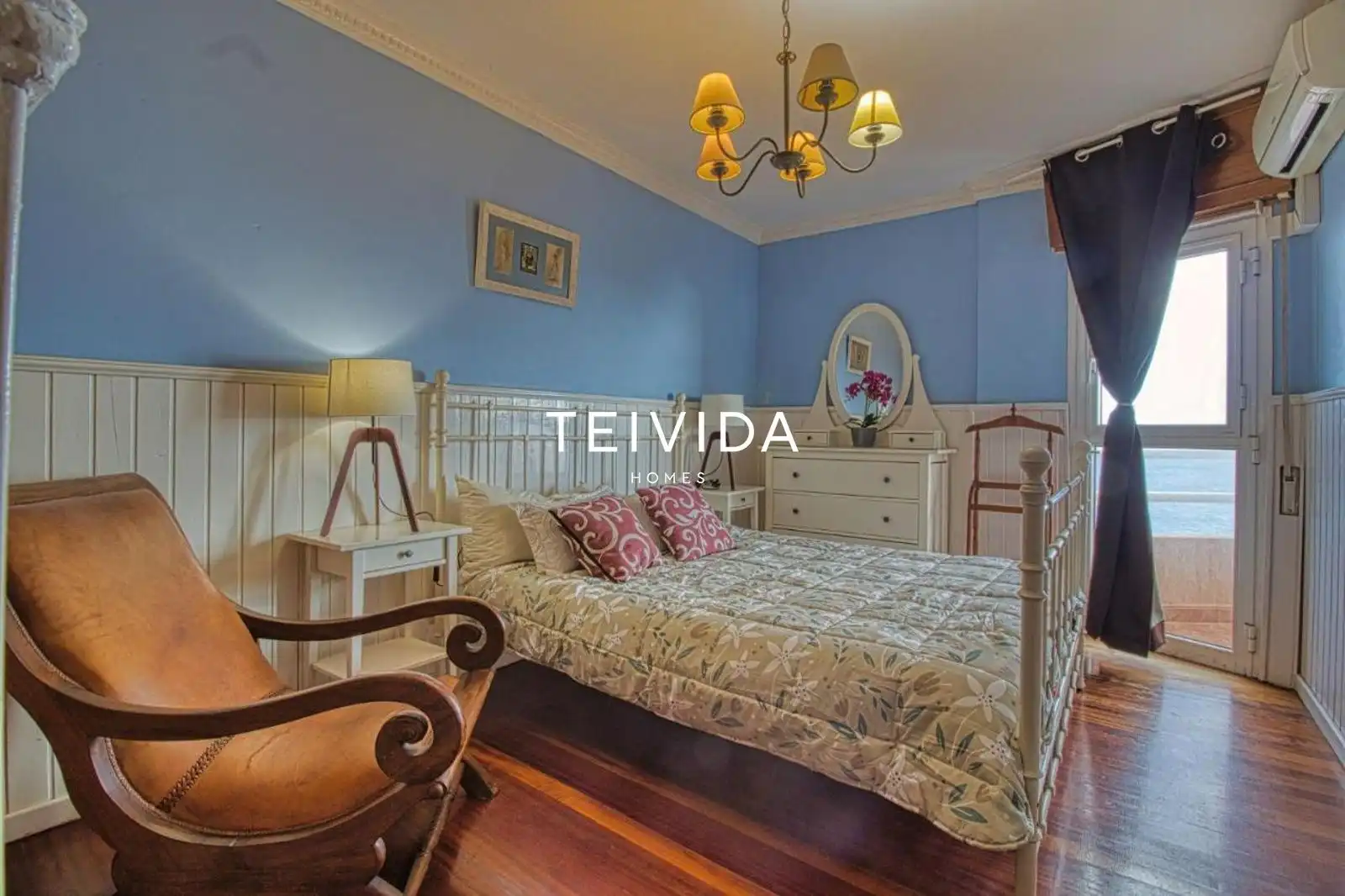 Bedroom of Flat for rent in El Rosario  with Air Conditioner, Terrace and Swimming Pool