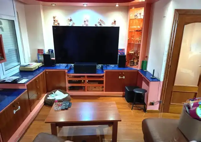 Sala de estar de Piso en venta en Esparreguera con Aire acondicionado, Calefacción y Parquet