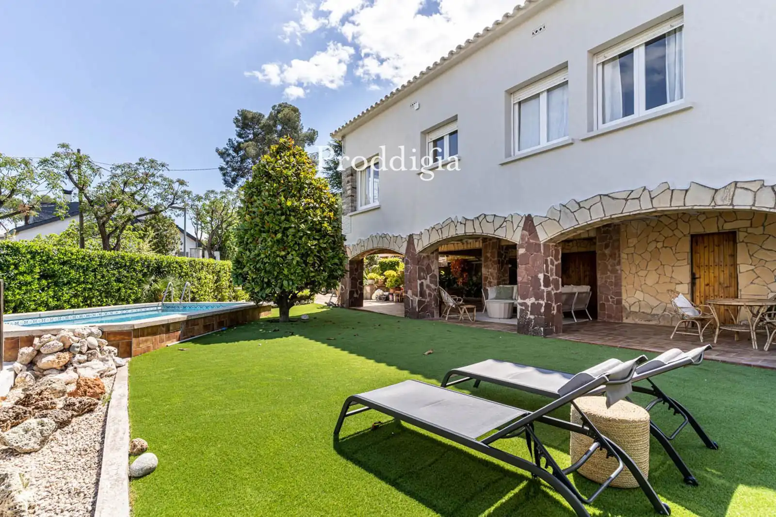 Jardín de Casa o chalet de alquiler en Sant Cugat del Vallès con Aire acondicionado, Calefacción y Piscina