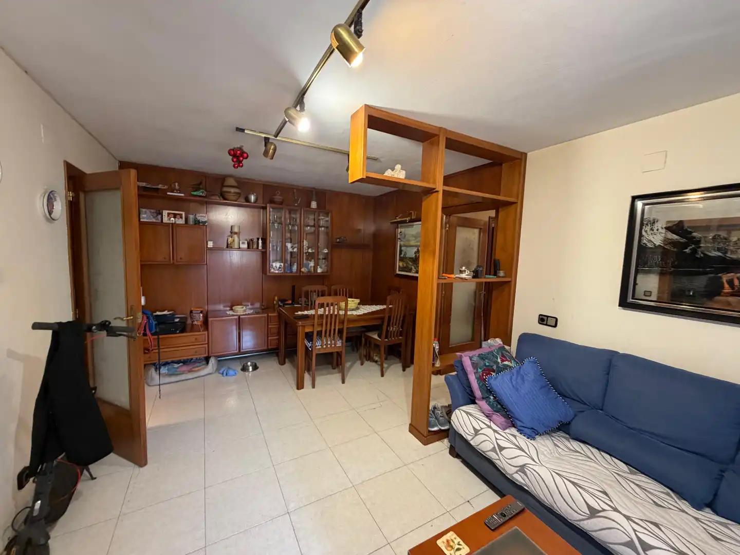Sala de estar de Piso en venta en Lleida con Calefacción, Amueblado y Horno