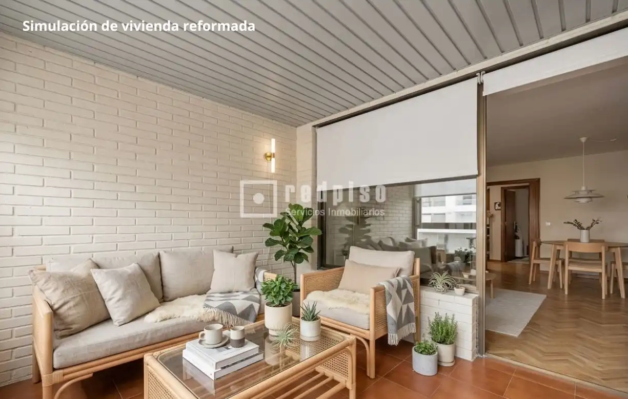 Terrace of Flat for sale in Tres Cantos  with Heating, Private garden and Parquet flooring
