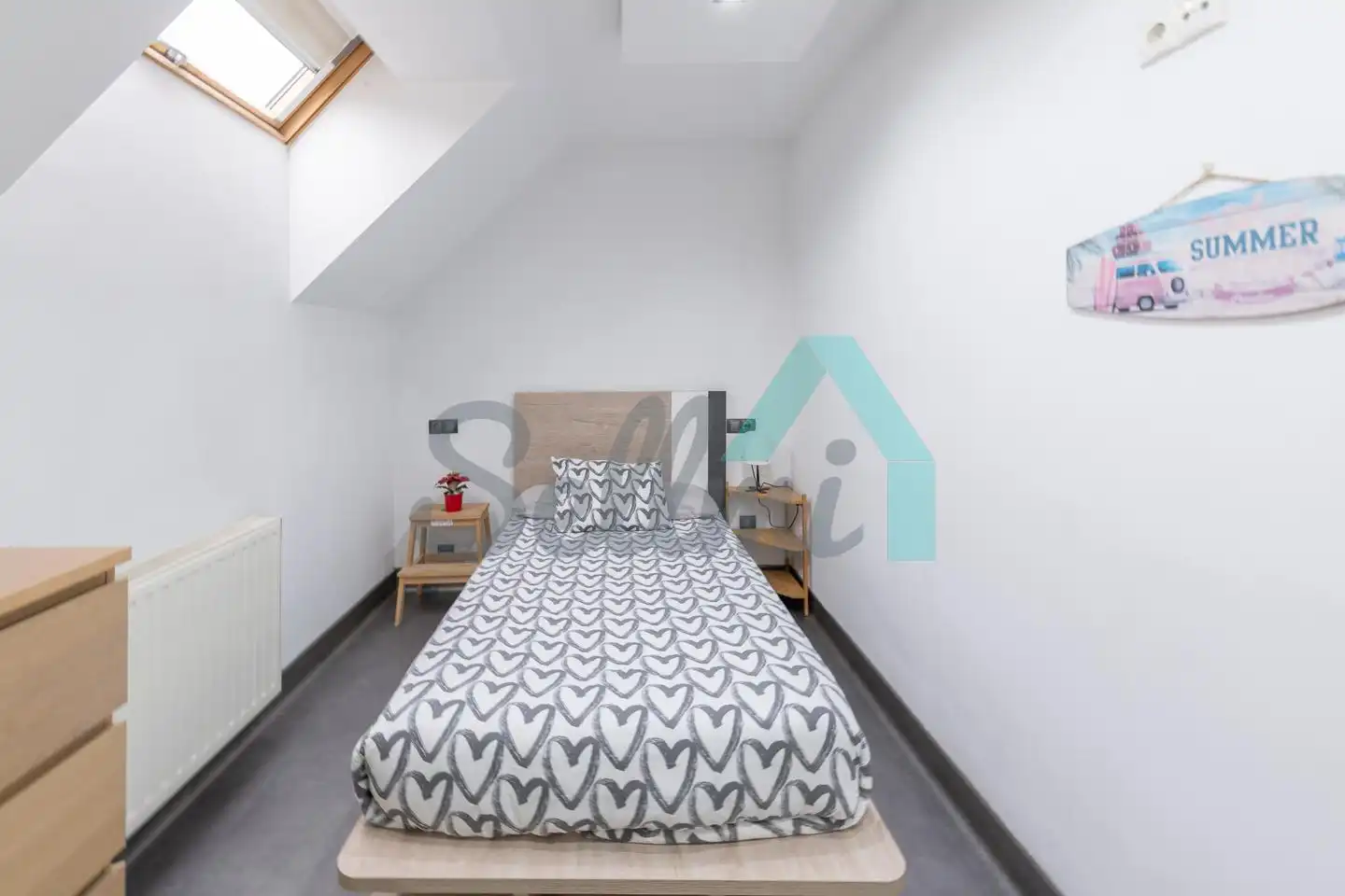 Bedroom of Flat for share in Oviedo   with Heating, Furnished and Internet