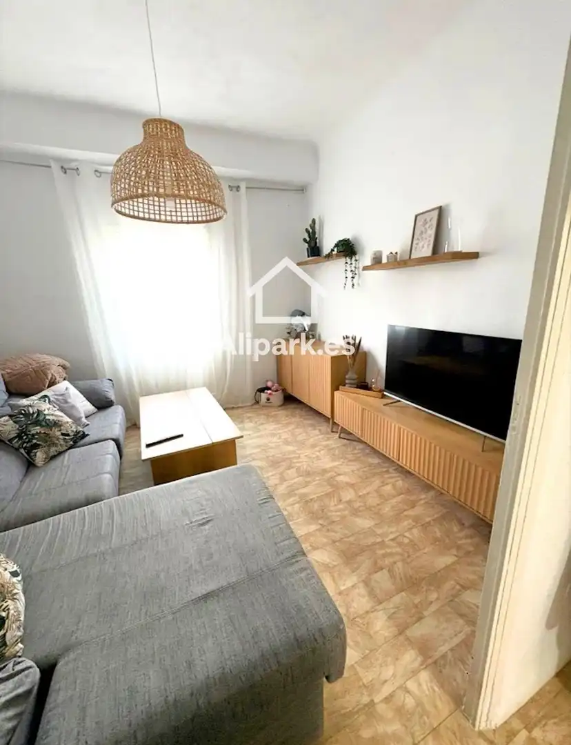 Sala de estar de Piso en venta en Elche / Elx con Terraza y Amueblado