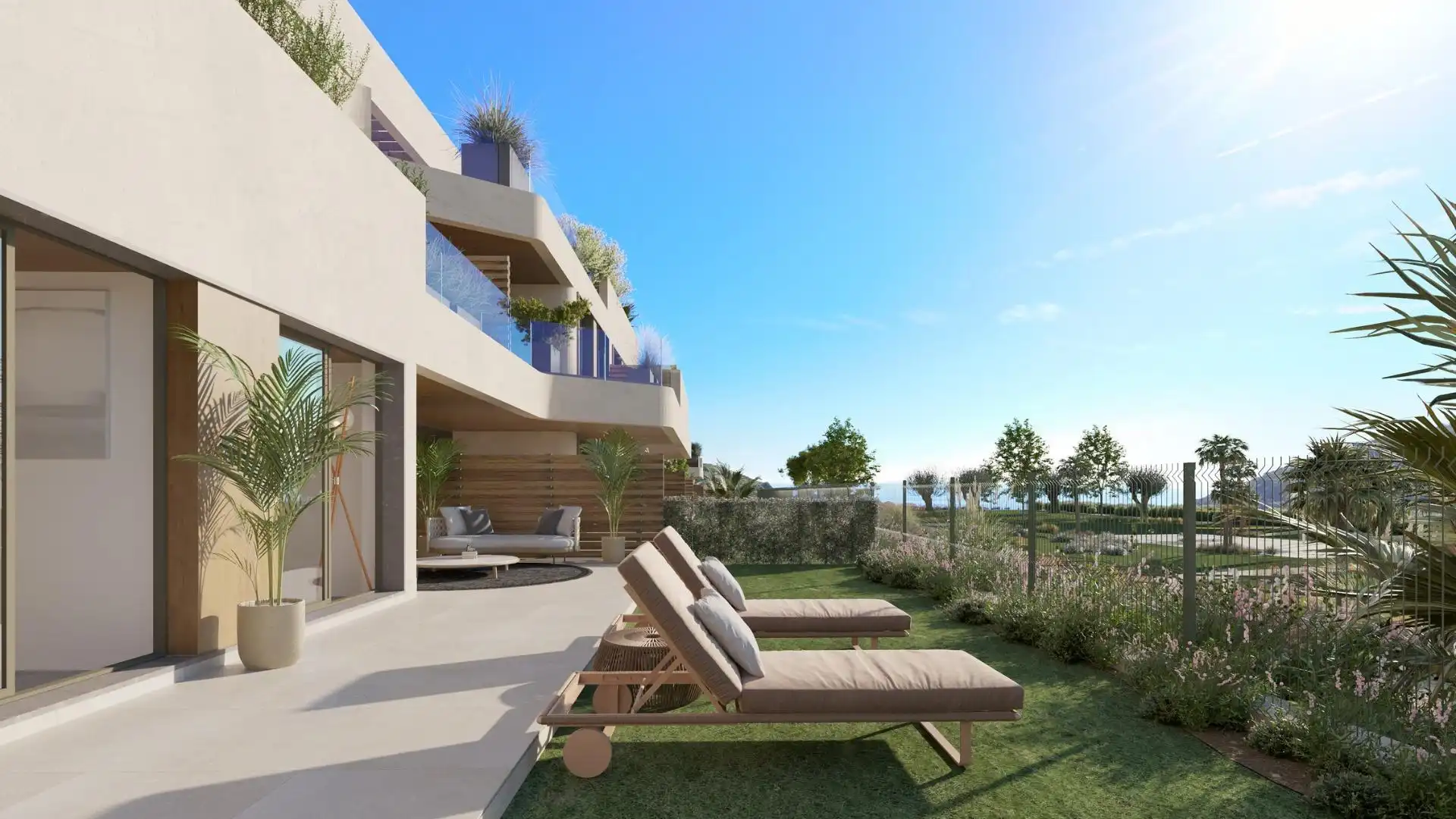 Terraza de Apartamento en venta en Canillas de Albaida con Jacuzzi