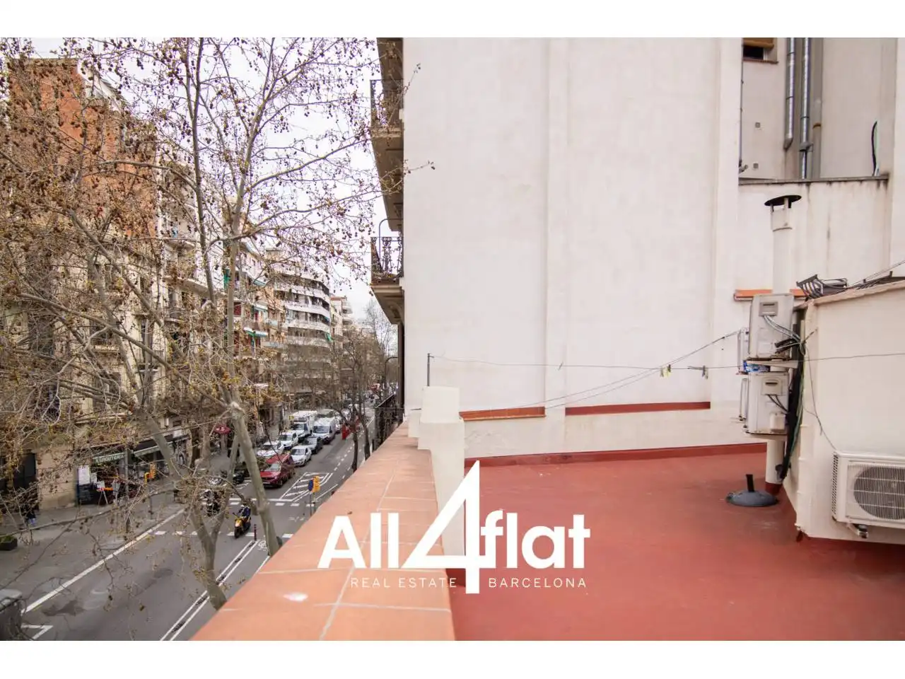 Exterior view of Flat for sale in Barcelona  with Air Conditioner, Parquet flooring and Terrace