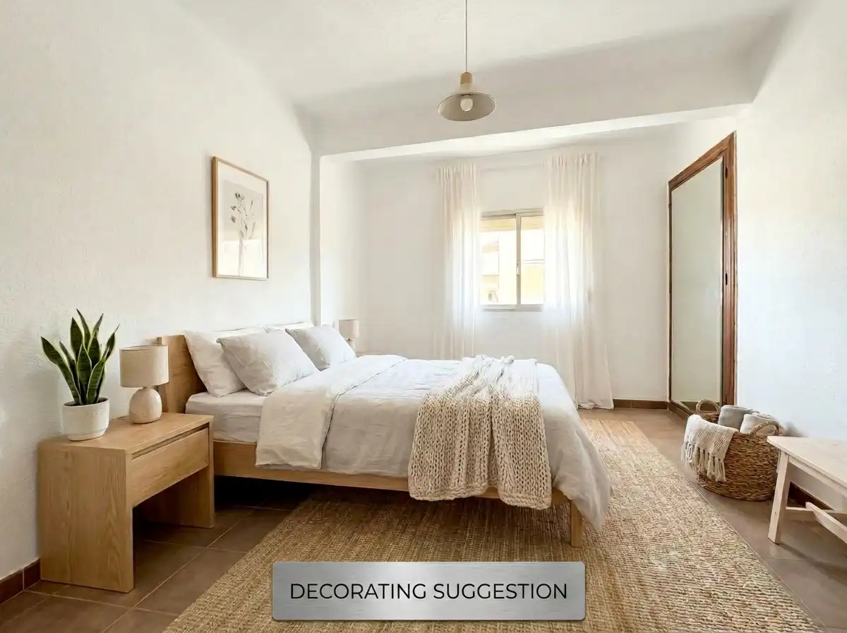 Bedroom of Flat for sale in Málaga