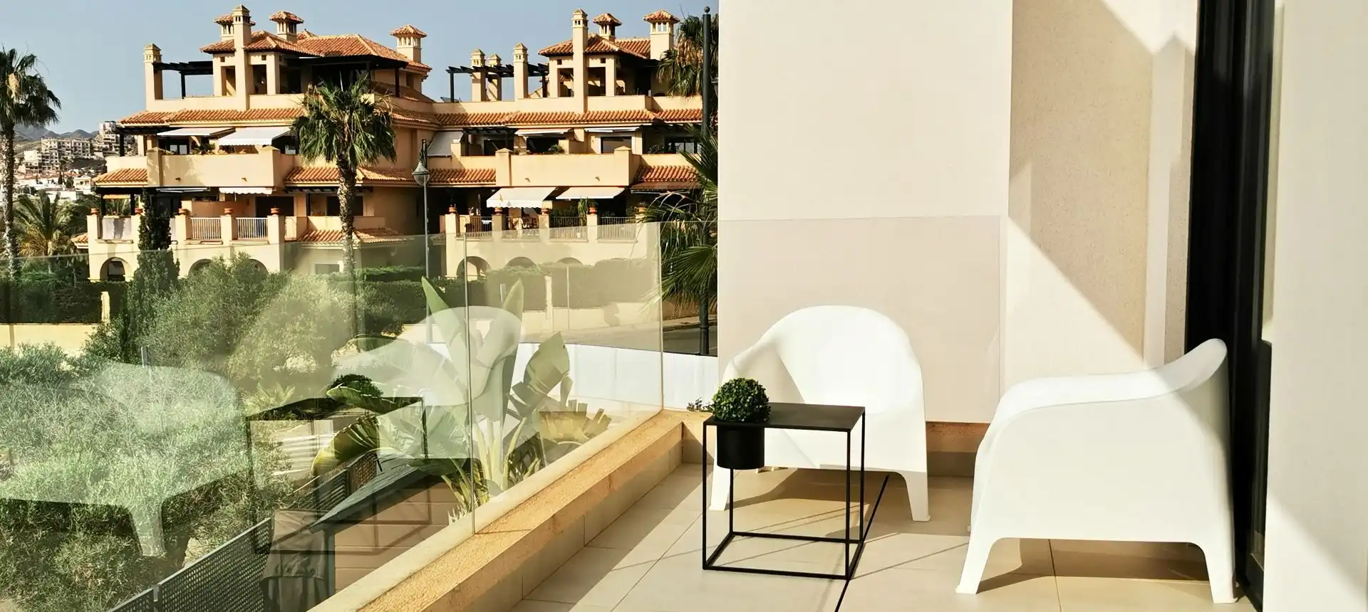 Terrassa de Casa o xalet de lloguer en Águilas amb Aire condicionat, Jardí privat i Terrassa