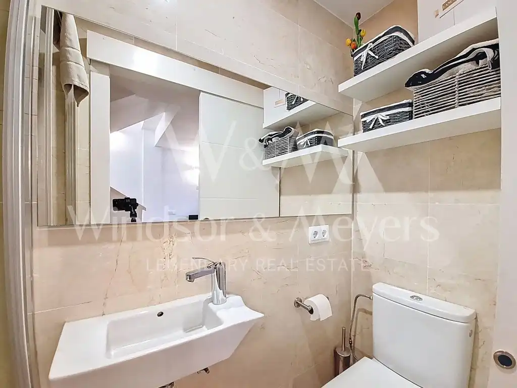 Bany de Dúplex en venda en Santa Eulària des Riu amb Aire condicionat, Calefacció i Terrassa