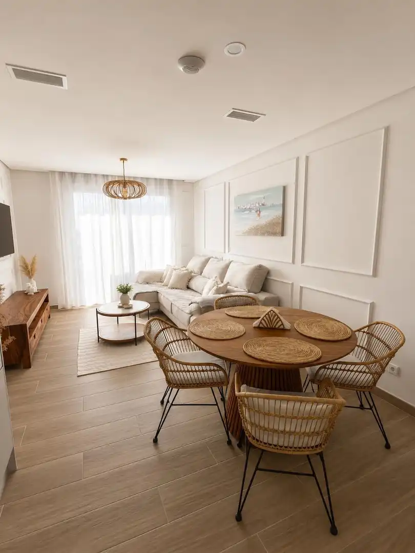 Sala d'estar de Apartament en venda en Madrid amb Terrassa